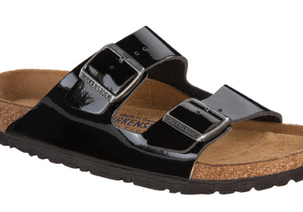 BIRKENSTOCK ARIZONA SFB WOMEN SANDALS - Black Patent Regular