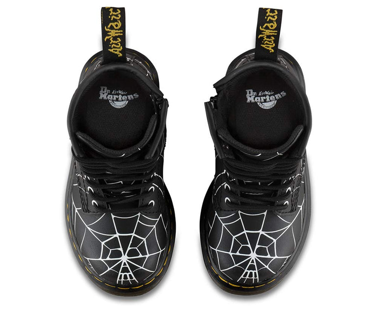DR. MARTENS 1460 SKULL+WEB J KIDS BOOTS