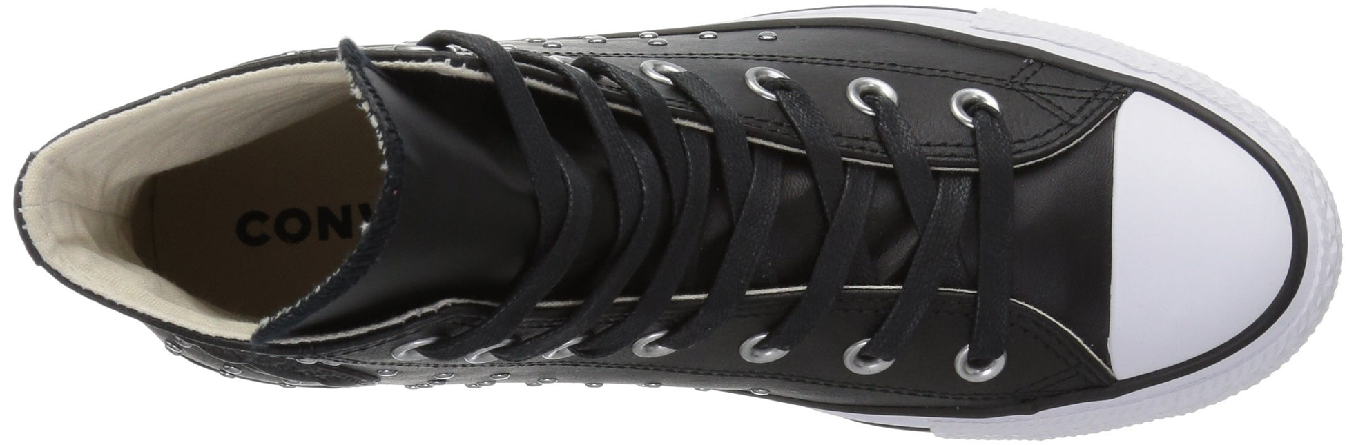CONVERSE CHUCK TAYLOR ALL STAR LEATHER  STUD HI WOMEN SNEAKERS