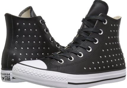 CONVERSE CHUCK TAYLOR ALL STAR LEATHER  STUD HI WOMEN SNEAKERS