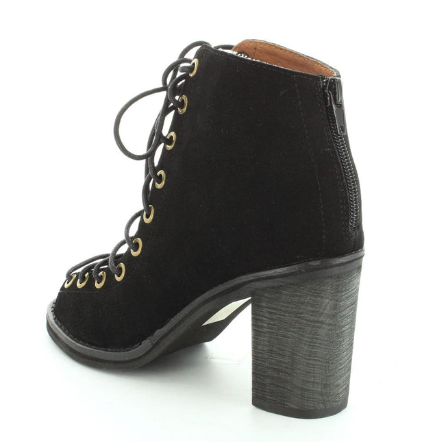 JEFFREY CAMPBELL JEFFREY CAMPBELL WOMEN'S CORS PEEP TOE BOOTIES WOMEN BOOTS