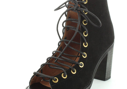 JEFFREY CAMPBELL JEFFREY CAMPBELL WOMEN'S CORS PEEP TOE BOOTIES WOMEN BOOTS