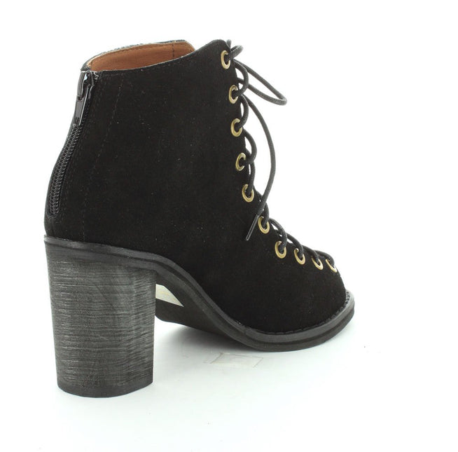 JEFFREY CAMPBELL JEFFREY CAMPBELL WOMEN'S CORS PEEP TOE BOOTIES WOMEN BOOTS