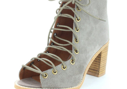 JEFFREY CAMPBELL JEFFREY CAMPBELL WOMEN'S CORS PEEP TOE BOOTIES WOMEN BOOTS