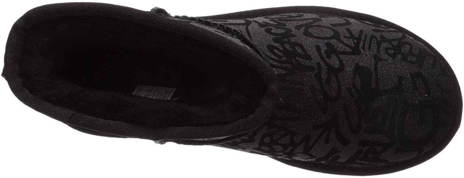 UGG W CLASSIC MINI SPARKLE GRAFFITI WOMEN BOOTS