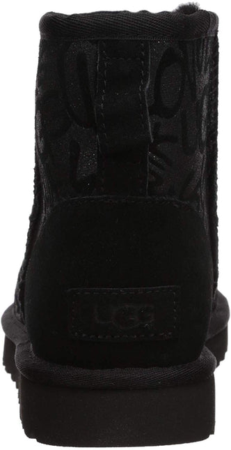 UGG W CLASSIC MINI SPARKLE GRAFFITI WOMEN BOOTS