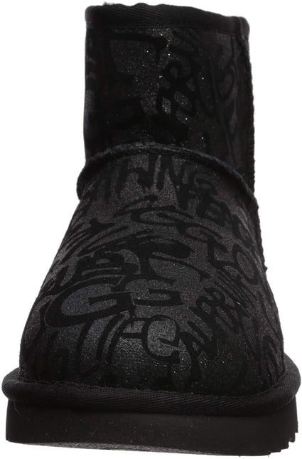 UGG W CLASSIC MINI SPARKLE GRAFFITI WOMEN BOOTS