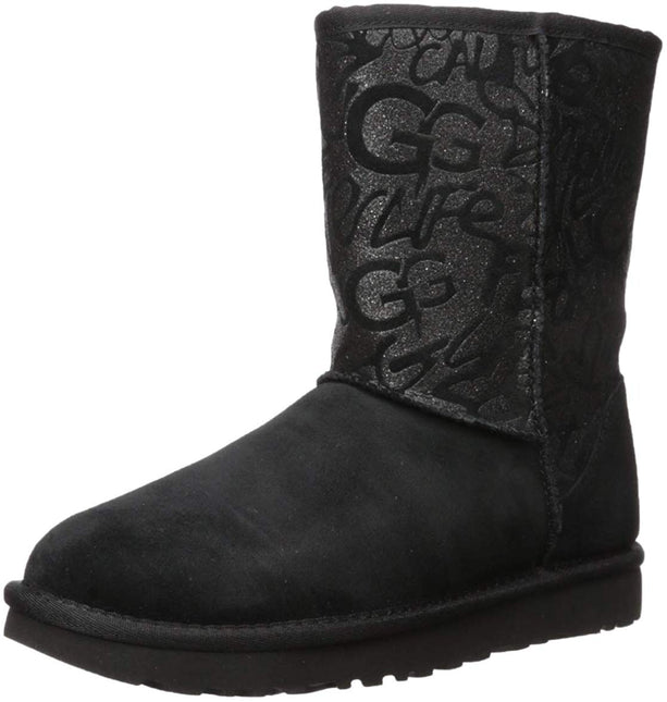 UGG W CLASSIC SHORT SPARKLE GRAFFITI WOMEN BOOTS