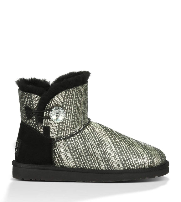Ugg Mini Bailey Button Bling-Ugg-Boots,Brand_Ugg,Gender_Women's,Type_Boots,Women
