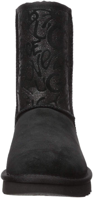 UGG W CLASSIC SHORT SPARKLE GRAFFITI WOMEN BOOTS