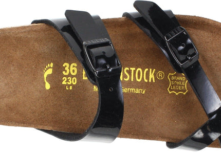BIRKENSTOCK MAYARI BIRKOFLOR WOMEN SANDALS - Black Patent