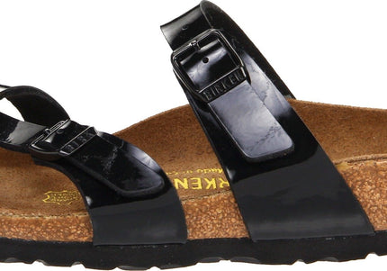BIRKENSTOCK MAYARI BIRKOFLOR WOMEN SANDALS - Black Patent