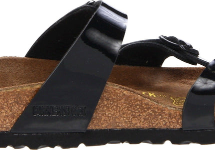 BIRKENSTOCK MAYARI BIRKOFLOR WOMEN SANDALS - Black Patent
