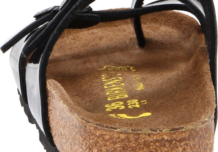BIRKENSTOCK MAYARI BIRKOFLOR WOMEN SANDALS - Black Patent