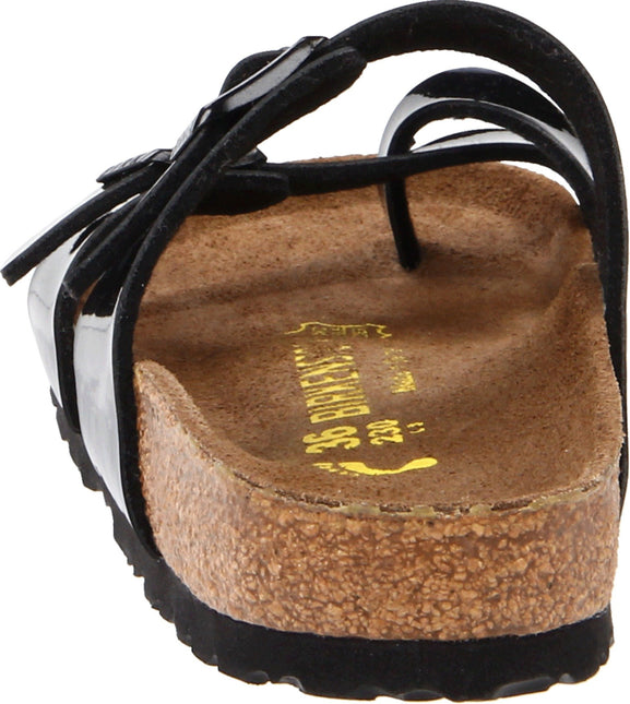 BIRKENSTOCK MAYARI BIRKOFLOR WOMEN SANDALS - Black Patent
