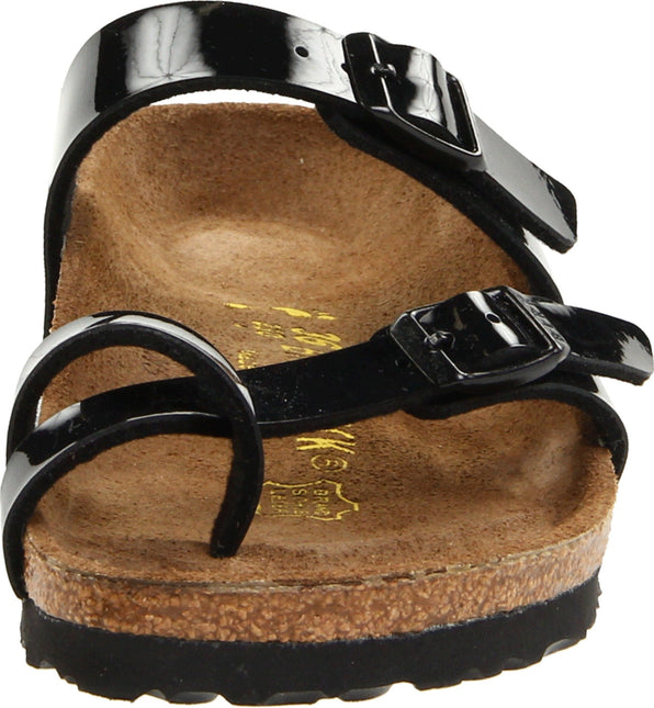 BIRKENSTOCK MAYARI BIRKOFLOR WOMEN SANDALS - Black Patent