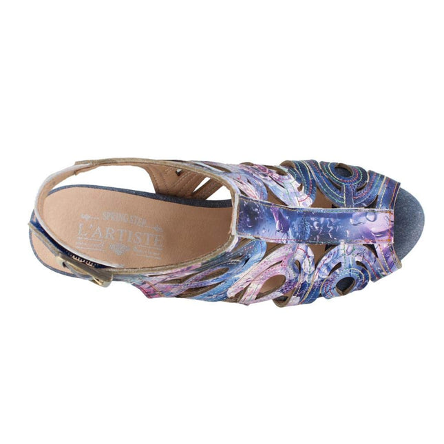 L'ARTISTE FLOURISHA-BLUM WOMEN SANDALS