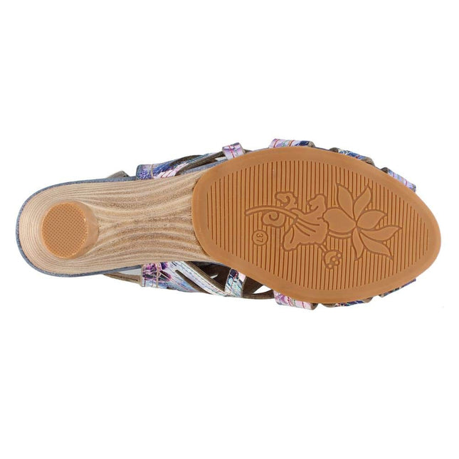 L'ARTISTE FLOURISHA-BLUM WOMEN SANDALS