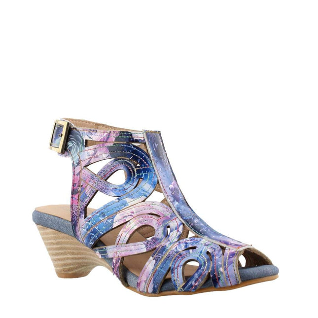 L'ARTISTE FLOURISHA-BLUM WOMEN SANDALS