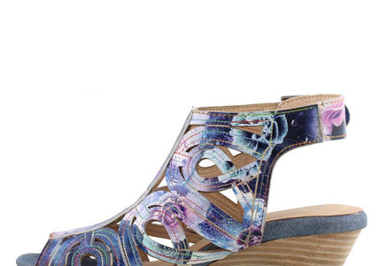 L'ARTISTE FLOURISHA-BLUM WOMEN SANDALS