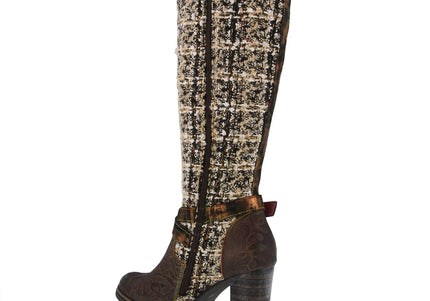 L'ARTISTE TWEED-BRM WOMEN BOOTS