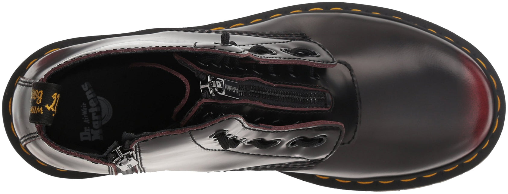 DR. MARTENS 1460 PASCAL FRNT ZIP WOMEN BOOTS