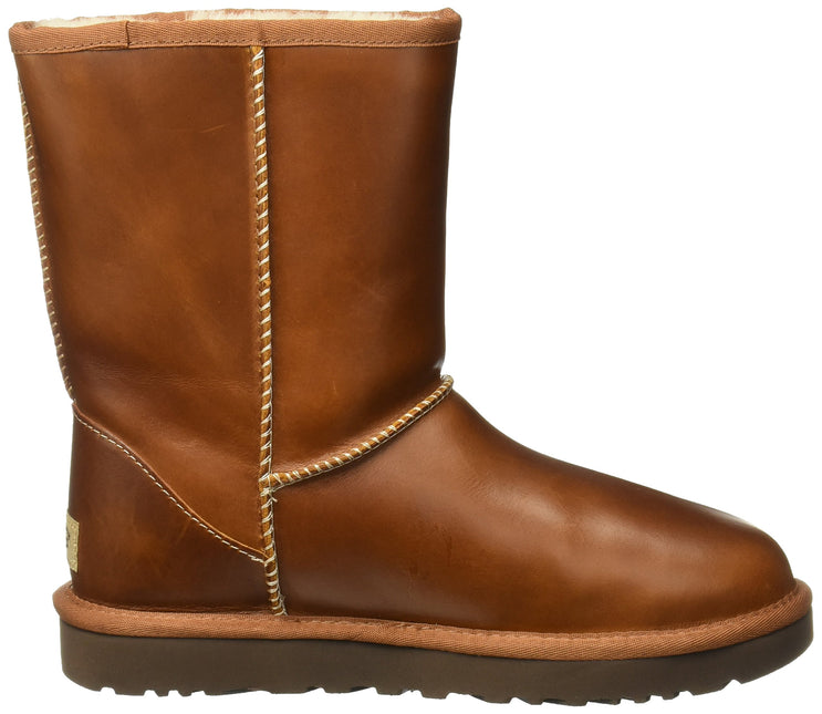 UGG CLASSIC SHORT LEATHER WOMEN BOOTS
