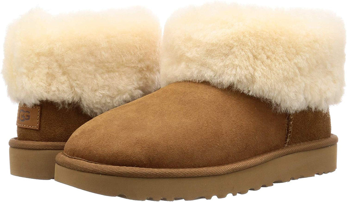 UGG W CLASSIC MINI FLUFF WOMEN BOOTS