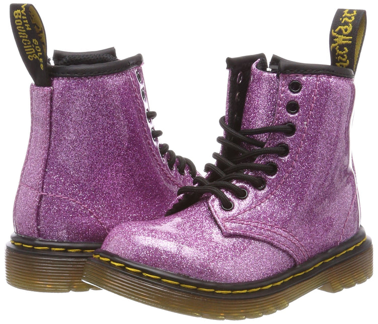 DR. MARTENS 1460 GLITTER T KIDS BOOTS