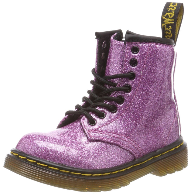 DR. MARTENS 1460 GLITTER T KIDS BOOTS