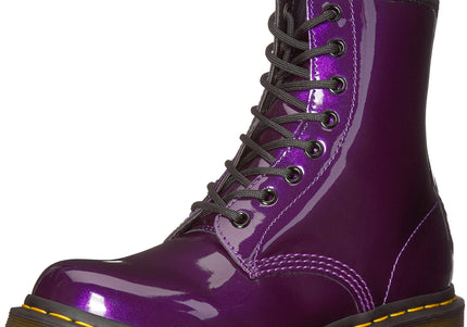 DR. MARTENS 1460 W VEGAN CHROME WOMEN BOOTS