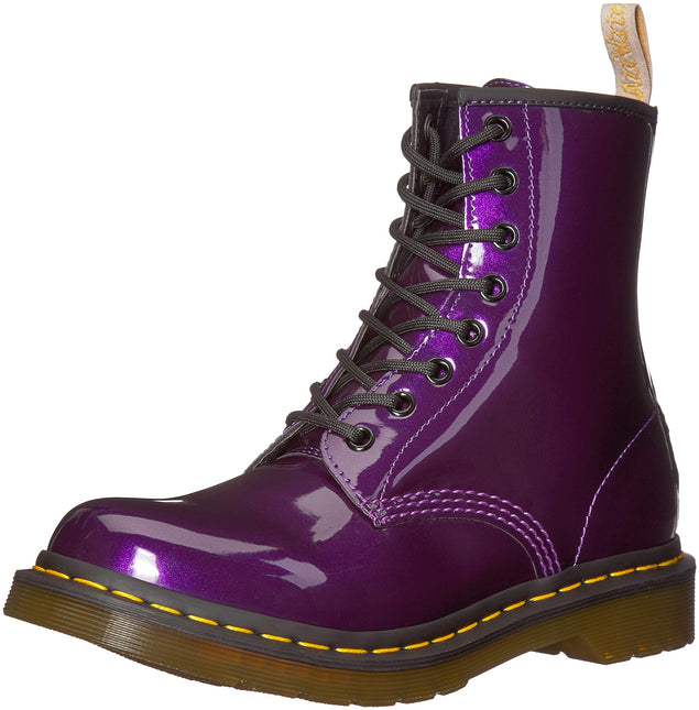 DR. MARTENS 1460 W VEGAN CHROME WOMEN BOOTS