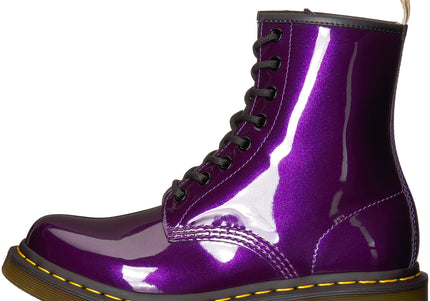 DR. MARTENS 1460 W VEGAN CHROME WOMEN BOOTS