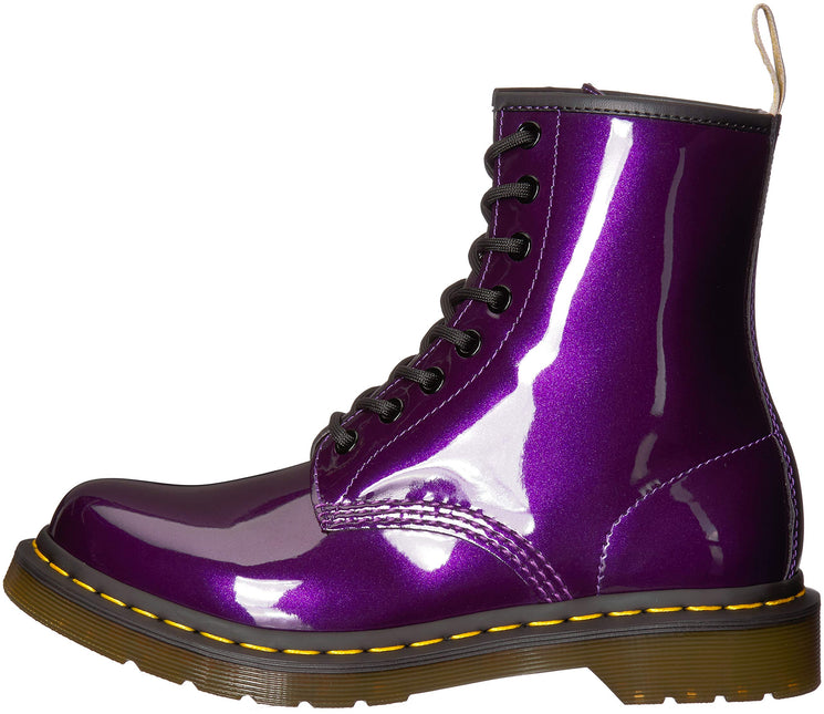DR. MARTENS 1460 W VEGAN CHROME WOMEN BOOTS