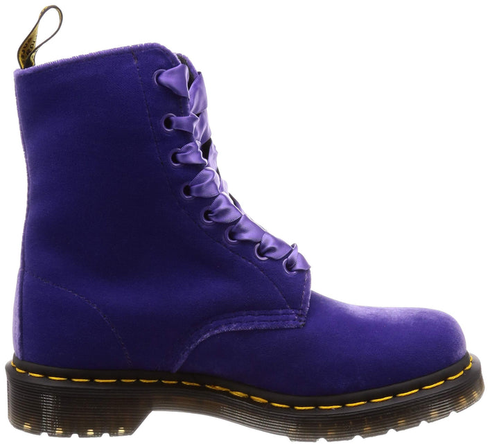 DR. MARTENS 1460 PASCAL VELVET WOMEN BOOTS