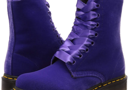 DR. MARTENS 1460 PASCAL VELVET WOMEN BOOTS
