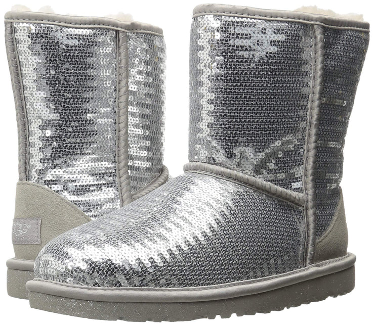 Ugg Kids Classic Shortoddler Sparkles-Ugg-Brand_Ugg,Gender_Children's,Gender_Kids,Kids