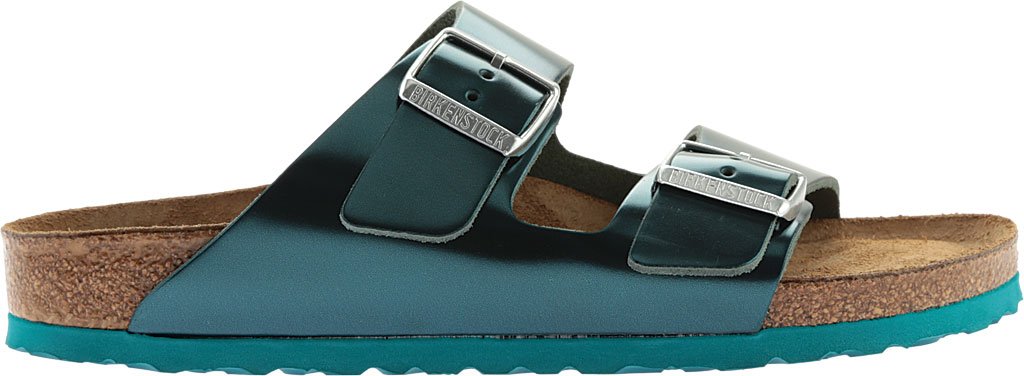BIRKENSTOCK ARIZONA SOFT FOOTBED METALIC WOMEN SANDALS