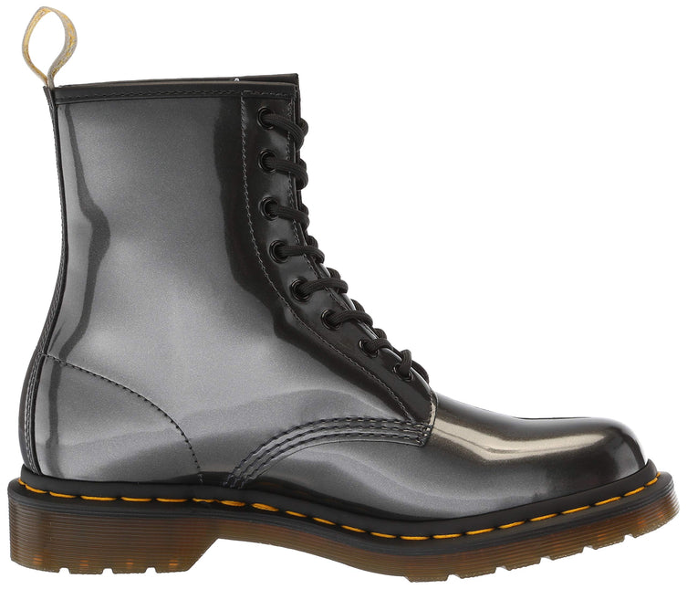DR. MARTENS 1460 W VEGAN CHROME WOMEN BOOTS