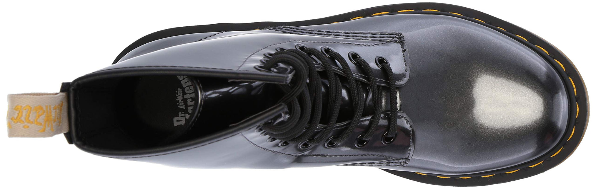 DR. MARTENS 1460 W VEGAN CHROME WOMEN BOOTS