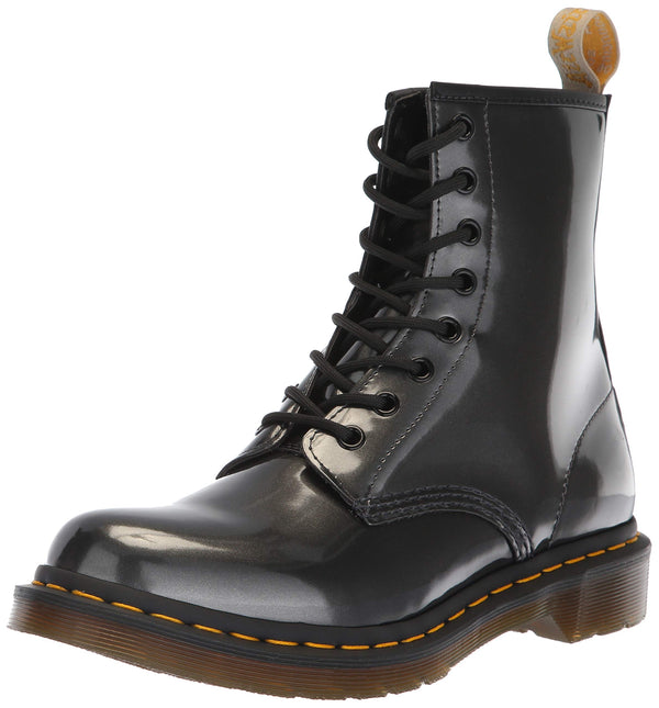 DR. MARTENS 1460 W VEGAN CHROME WOMEN BOOTS