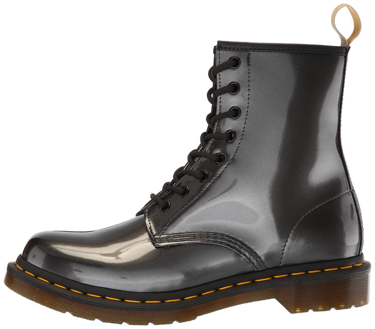 DR. MARTENS 1460 W VEGAN CHROME WOMEN BOOTS