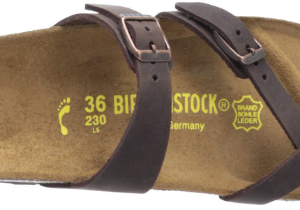 BIRKENSTOCK BIRKENSTOCK MAYARI OILED LEATHER WOMEN SANDALS