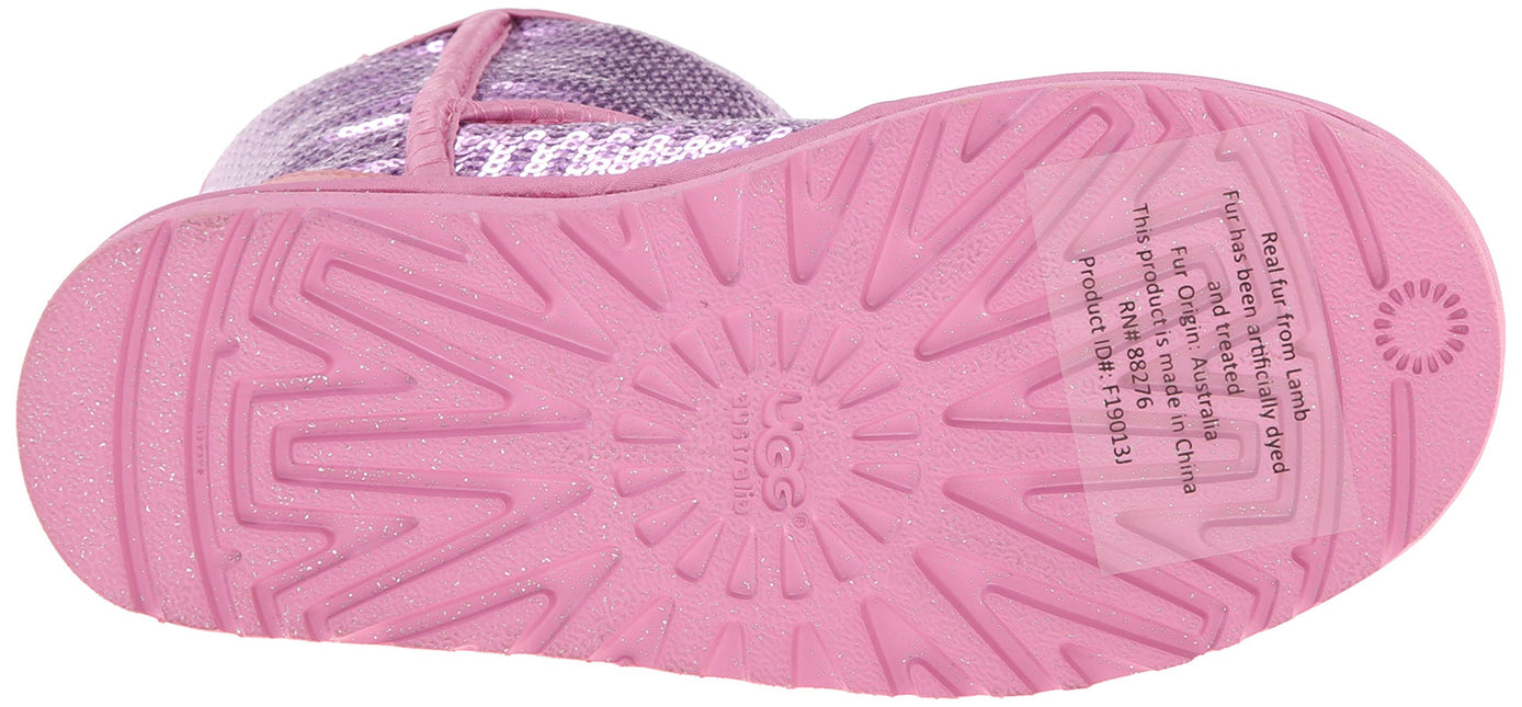 UGG KIDS CLASSIC SHORTODDLER SPARKLES KIDS BOOTS