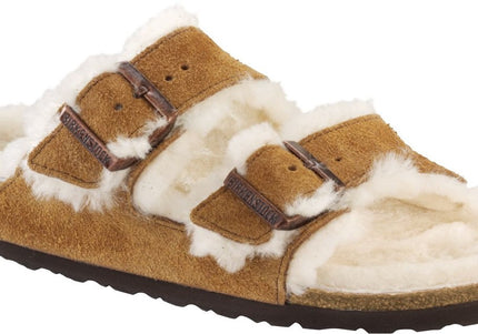 BIRKENSTOCK ARIZONA SHEARLING UNISEX SANDALS