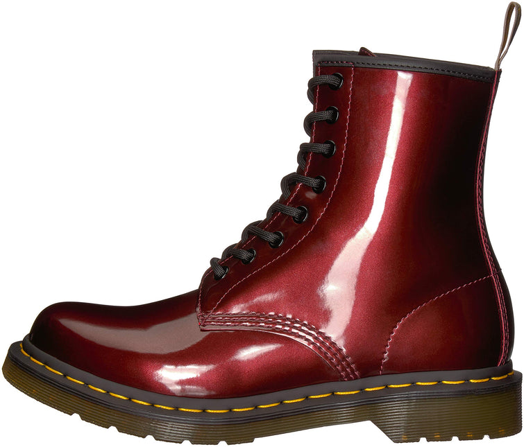 DR. MARTENS 1460 W VEGAN CHROME WOMEN BOOTS