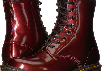 DR. MARTENS 1460 W VEGAN CHROME WOMEN BOOTS