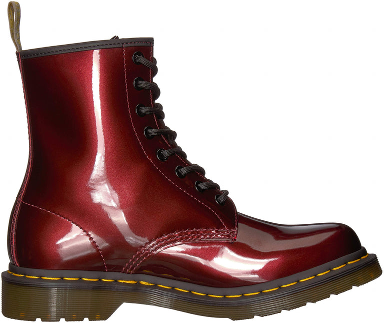 DR. MARTENS 1460 W VEGAN CHROME WOMEN BOOTS