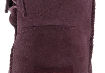 UGG CLASSIC MINI BAILEY BUTTON II METALIC WOMEN BOOTS