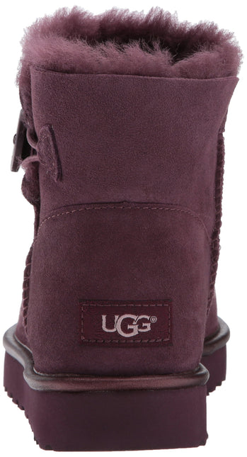 UGG CLASSIC MINI BAILEY BUTTON II METALIC WOMEN BOOTS